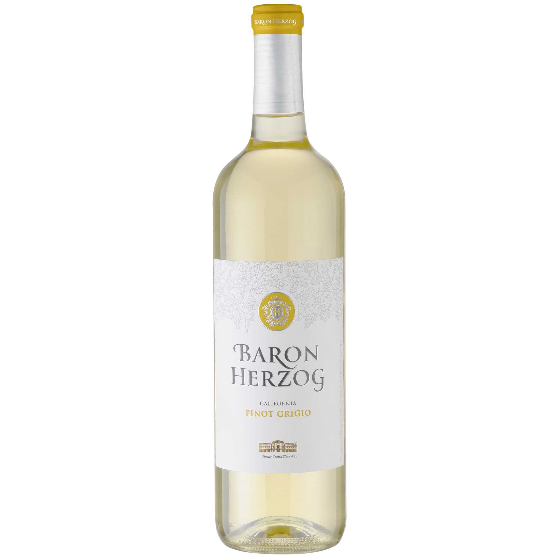 Baron Herzog Pinot Grigio 2020-Pinot Grigio-Baron Herzog-Kosher Wine Warehouse
