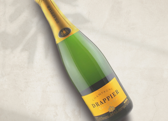 bottle of Drapier Champagne