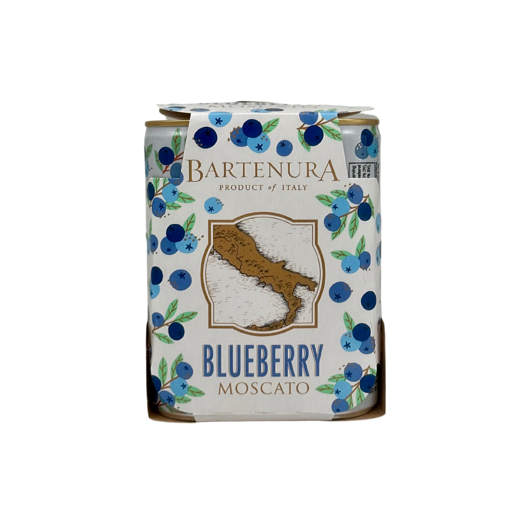 Bartenura Moscato Blueberry - 4Pk Cans