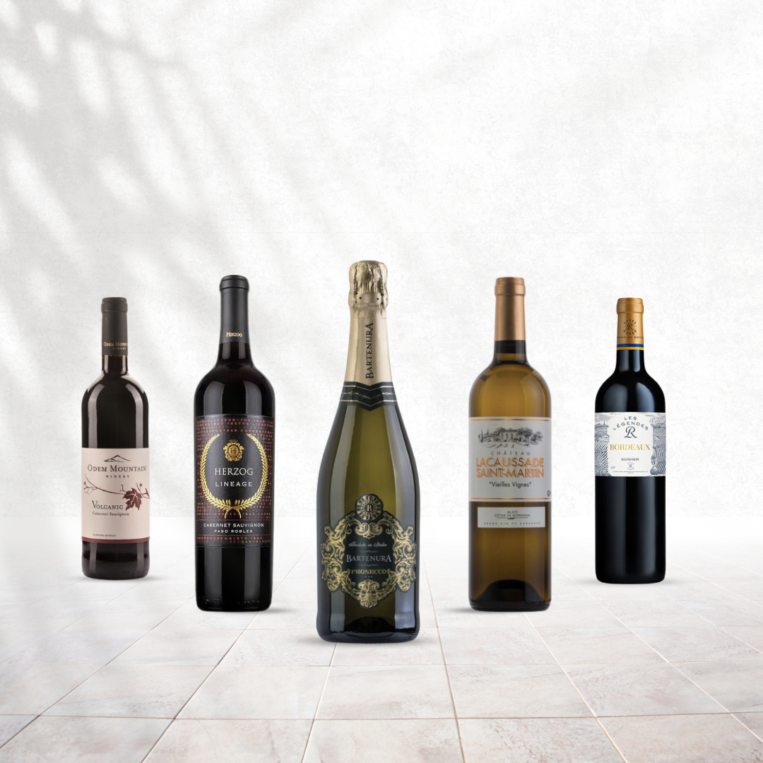 A selection of fine kosher wines for Pesach