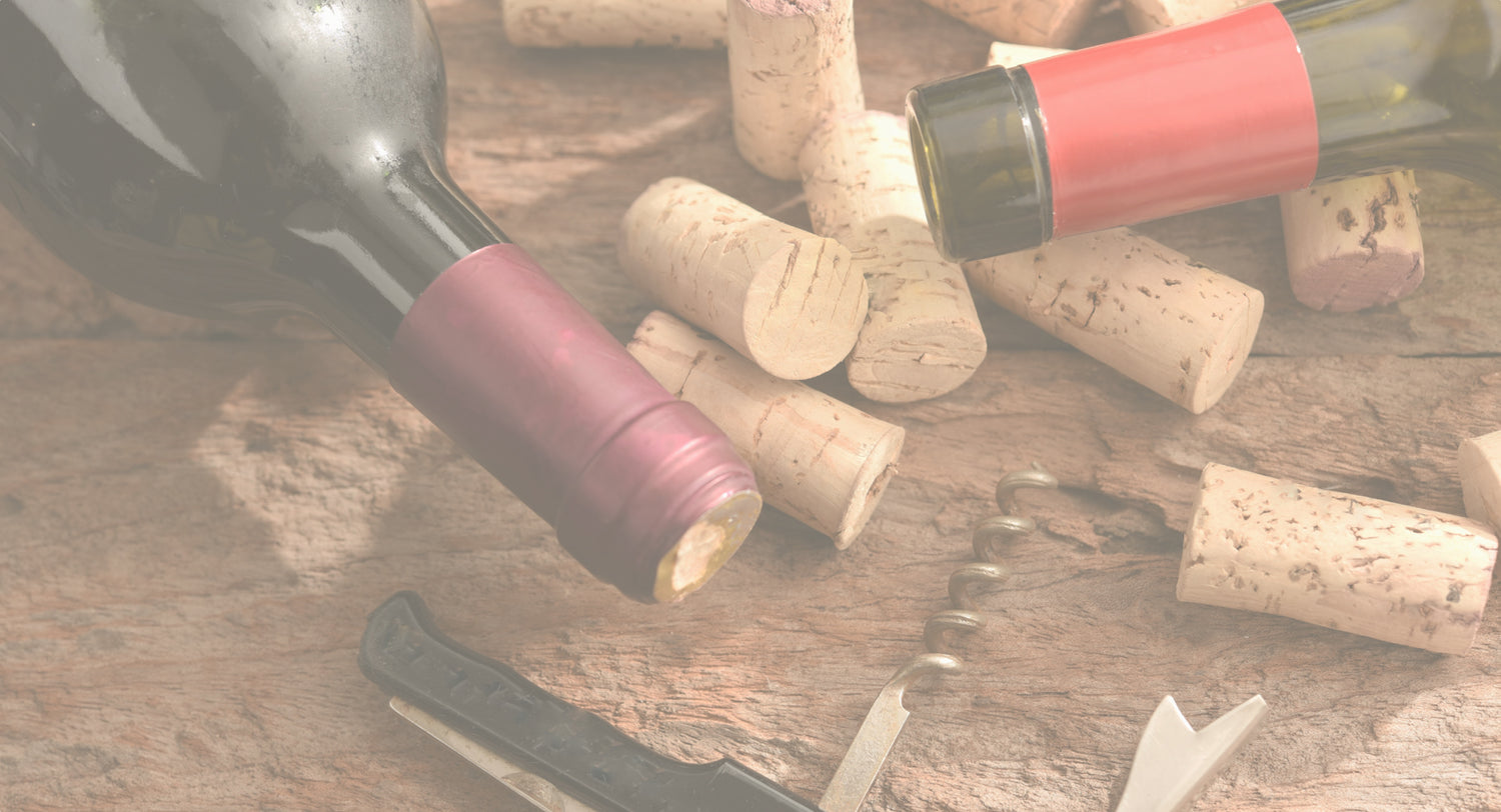 Bottles of Malbec with cork
