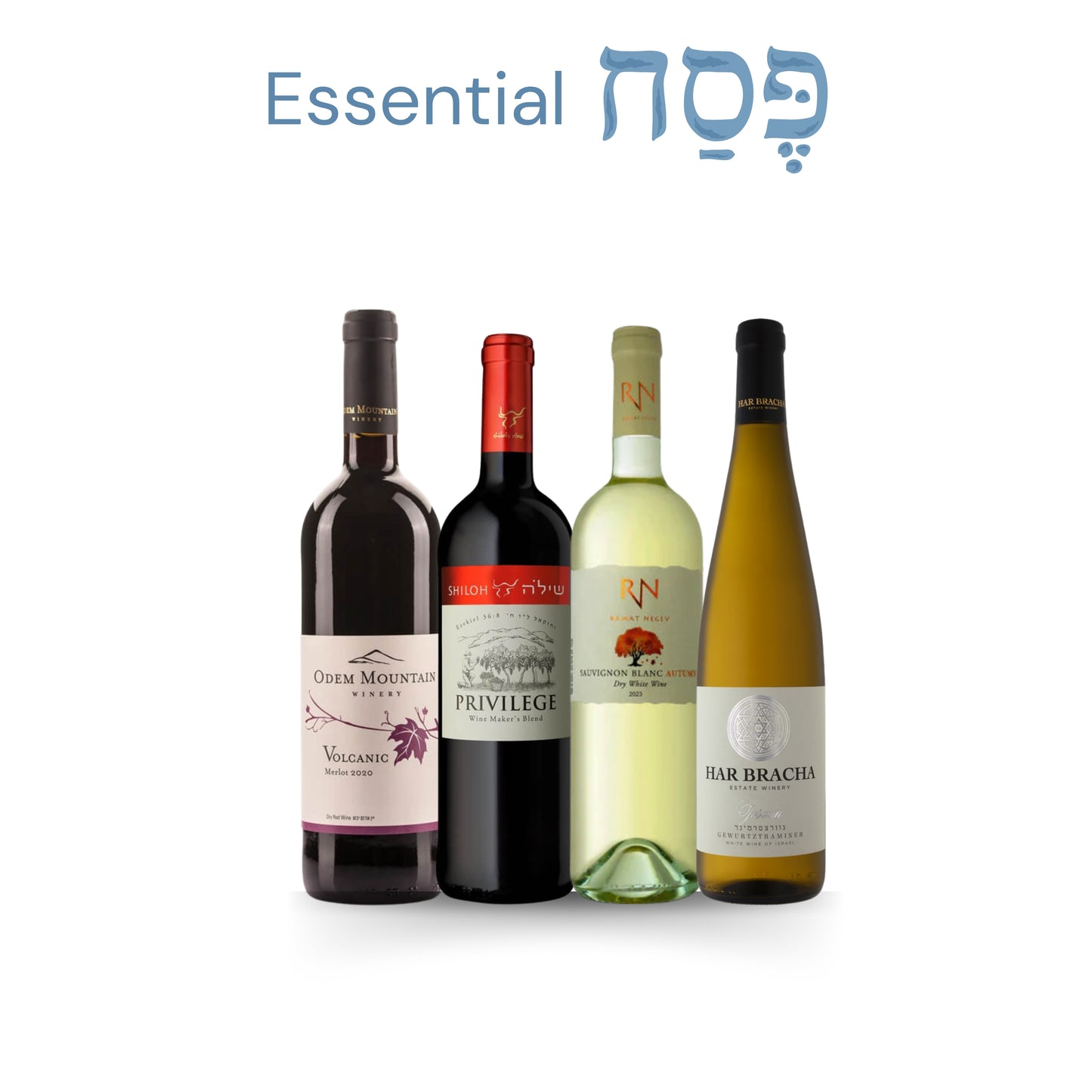 The Essential Seder Set (4 Bottles)