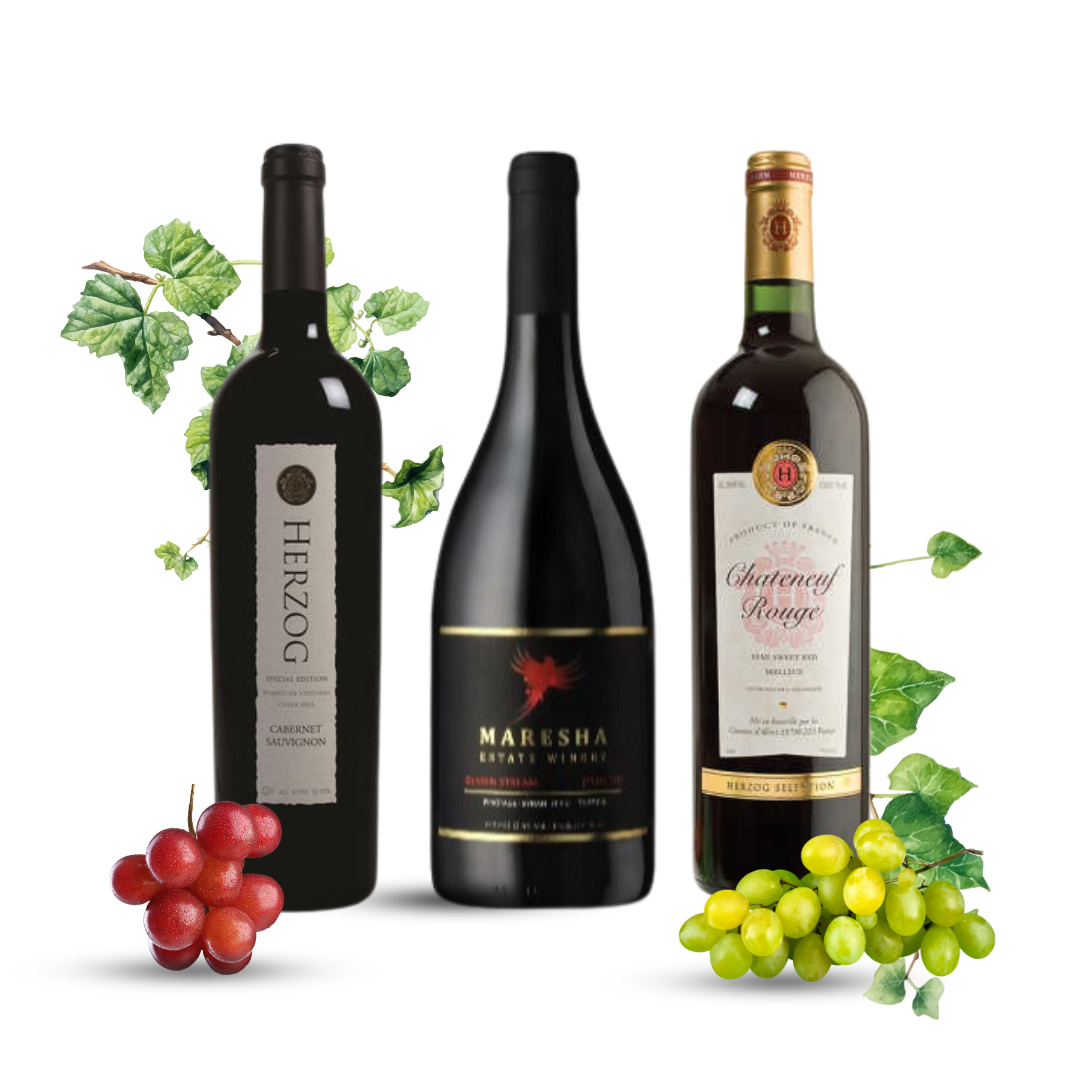 Set of 3 Kosher Wines