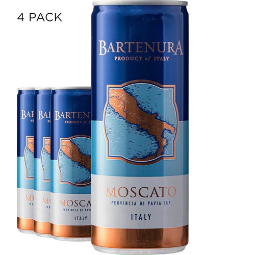 Bartenura Moscato 2020 - 4Pk Cans-Moscato-Bartenura-Kosher Wine Warehouse