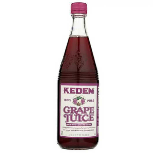 Kedem Grape Juice - Glass, 22 Oz