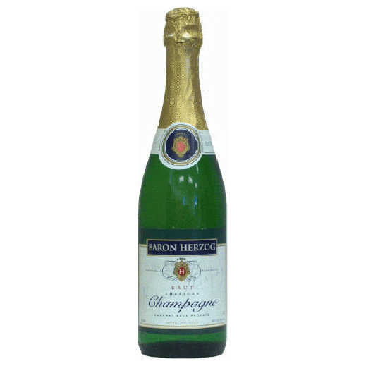 Baron Herzog Brut Champagne-Champagne-Baron Herzog-Kosher Wine Warehouse