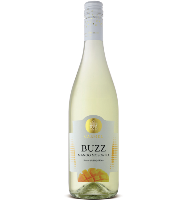 Carmel Buzz Mango Moscato 2021-Moscato-Carmel Winery-Kosher Wine Warehouse