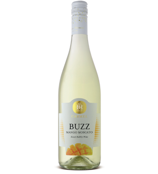 Carmel Buzz Mango Moscato 2021-Moscato-Carmel Winery-Kosher Wine Warehouse