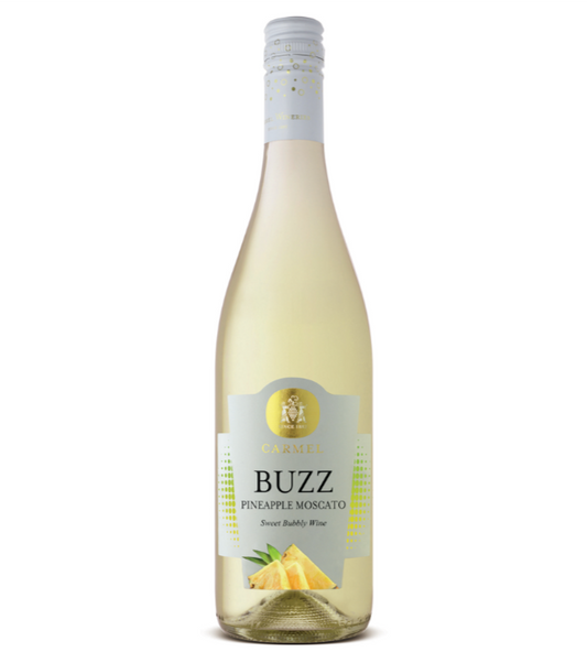 Carmel Buzz Pineapple Moscato 2021-Moscato-Carmel Winery-Kosher Wine Warehouse